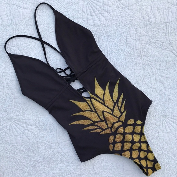 Chaser Other - Sexy black one piece bathing suit Chaser brand